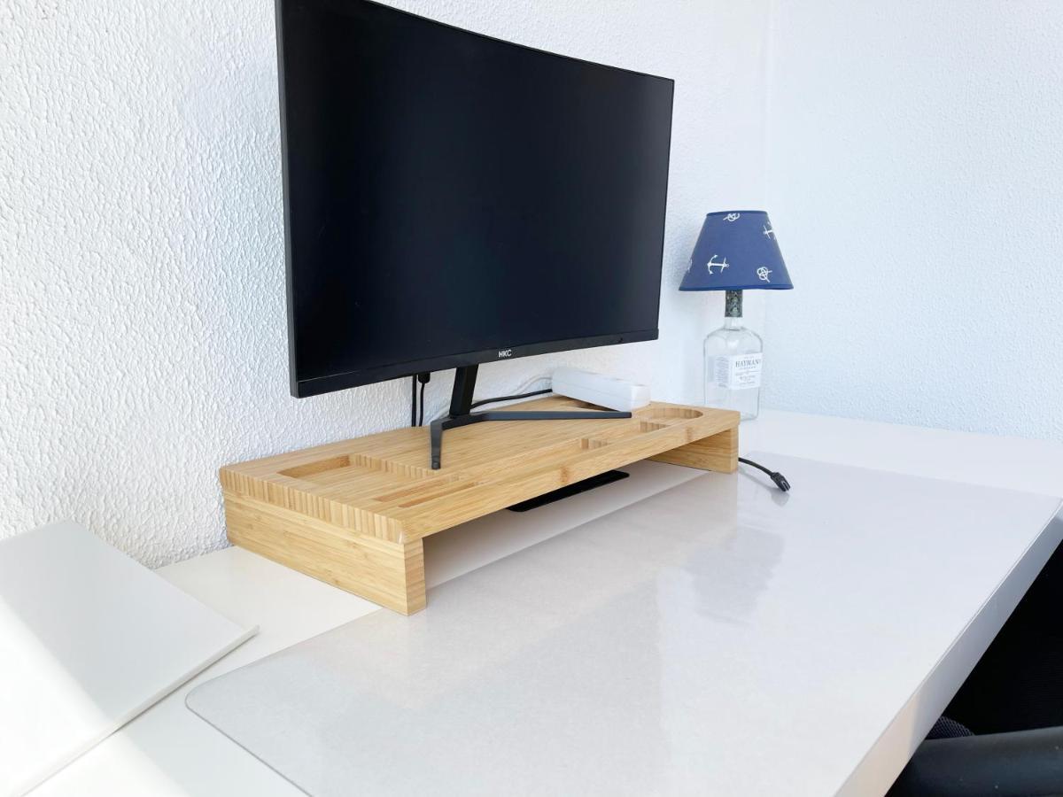 Panoramic Seaview - 2 Bedroom, Main Ave, 15 Min Walk Beach, Workspace Albufeira Exterior foto